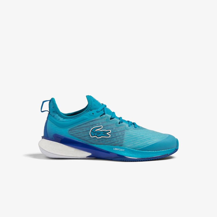 Lacoste AG-LT23 Lite Women’s Tennis Shoes in Blue/White, designed for pro-level performance