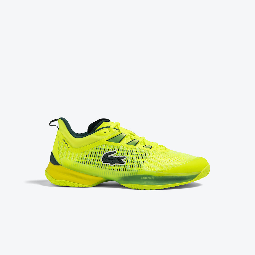 Lacoste AG-LT23 Ultra Men’s Tennis Shoes in striking yellow - perfect for boosting on-court performance