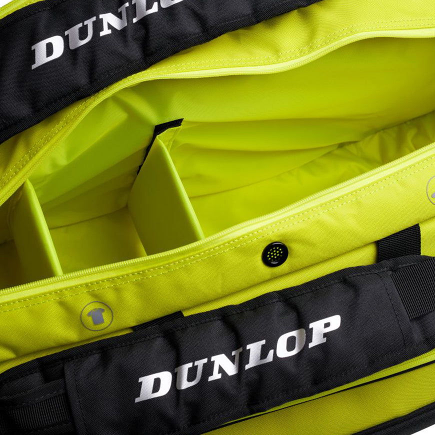 Dunlop SX Performance 12 Tennis Racket Thermo Bag - Black/Yellow