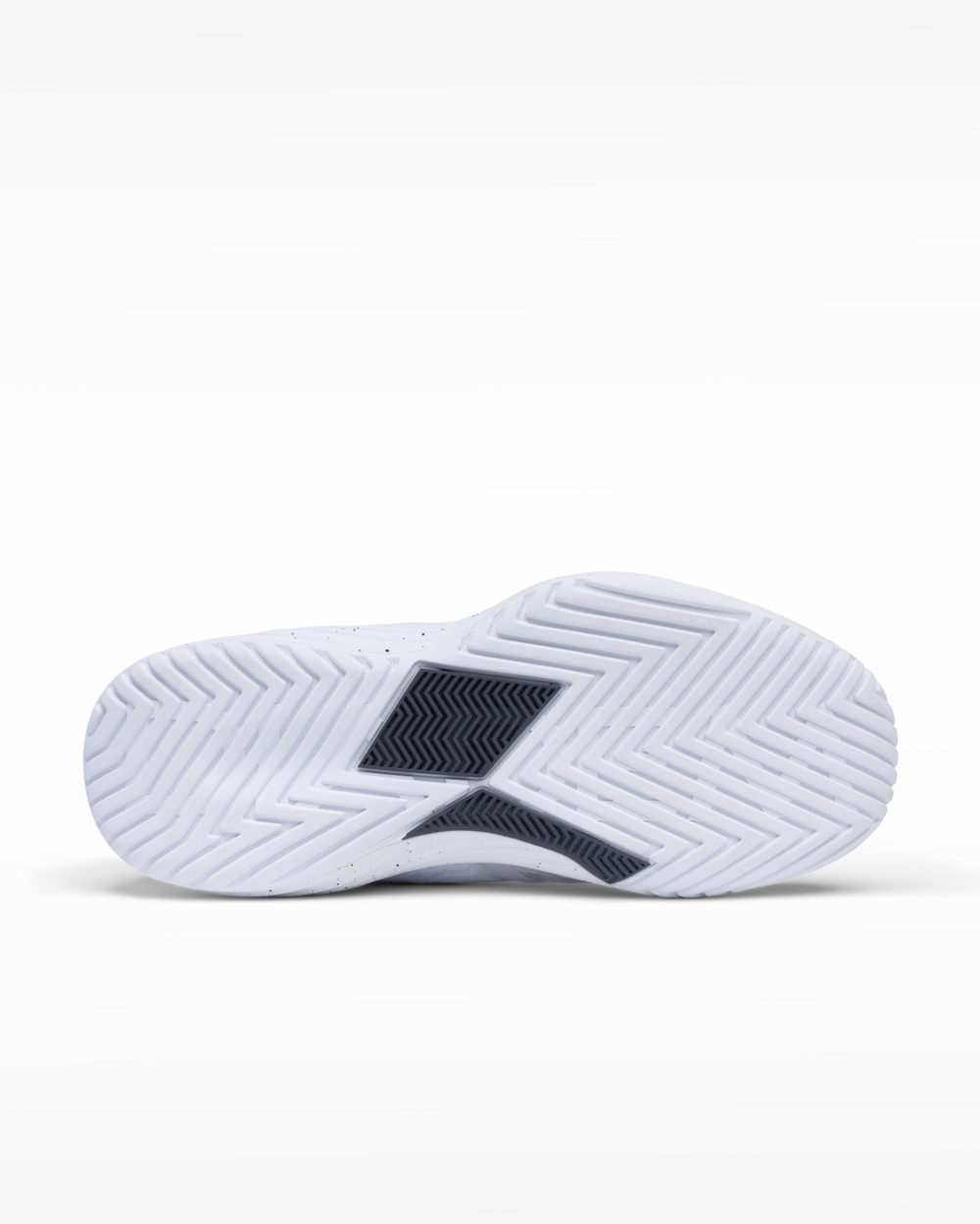 Diadem Court Burst Wide (2E) Men's Tennis Shoes, White colourway, bottom - Racquet Point
