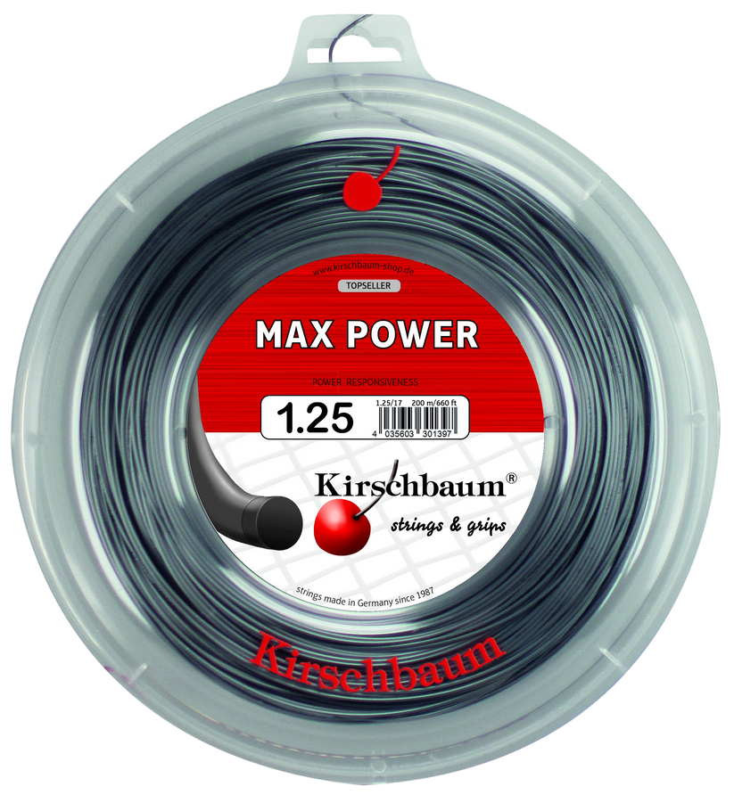 Kirschbaum Max Power Tennis String Reel - 660 ft.