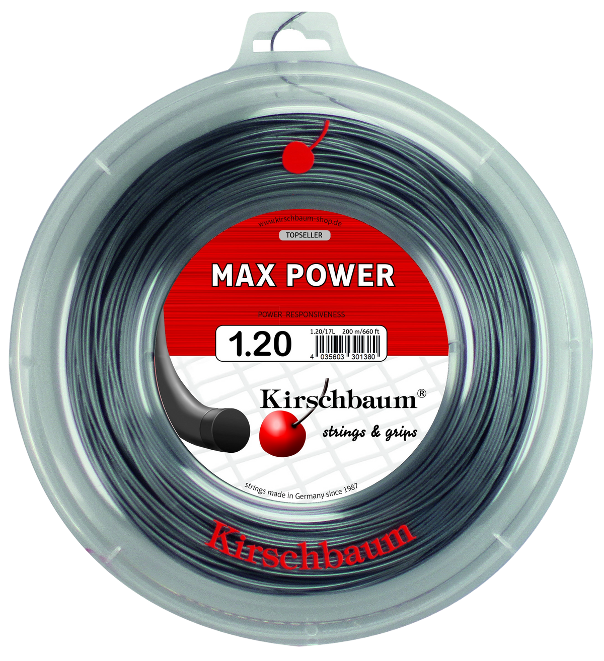 Kirschbaum Max Power Tennis String Reel - 660 ft.