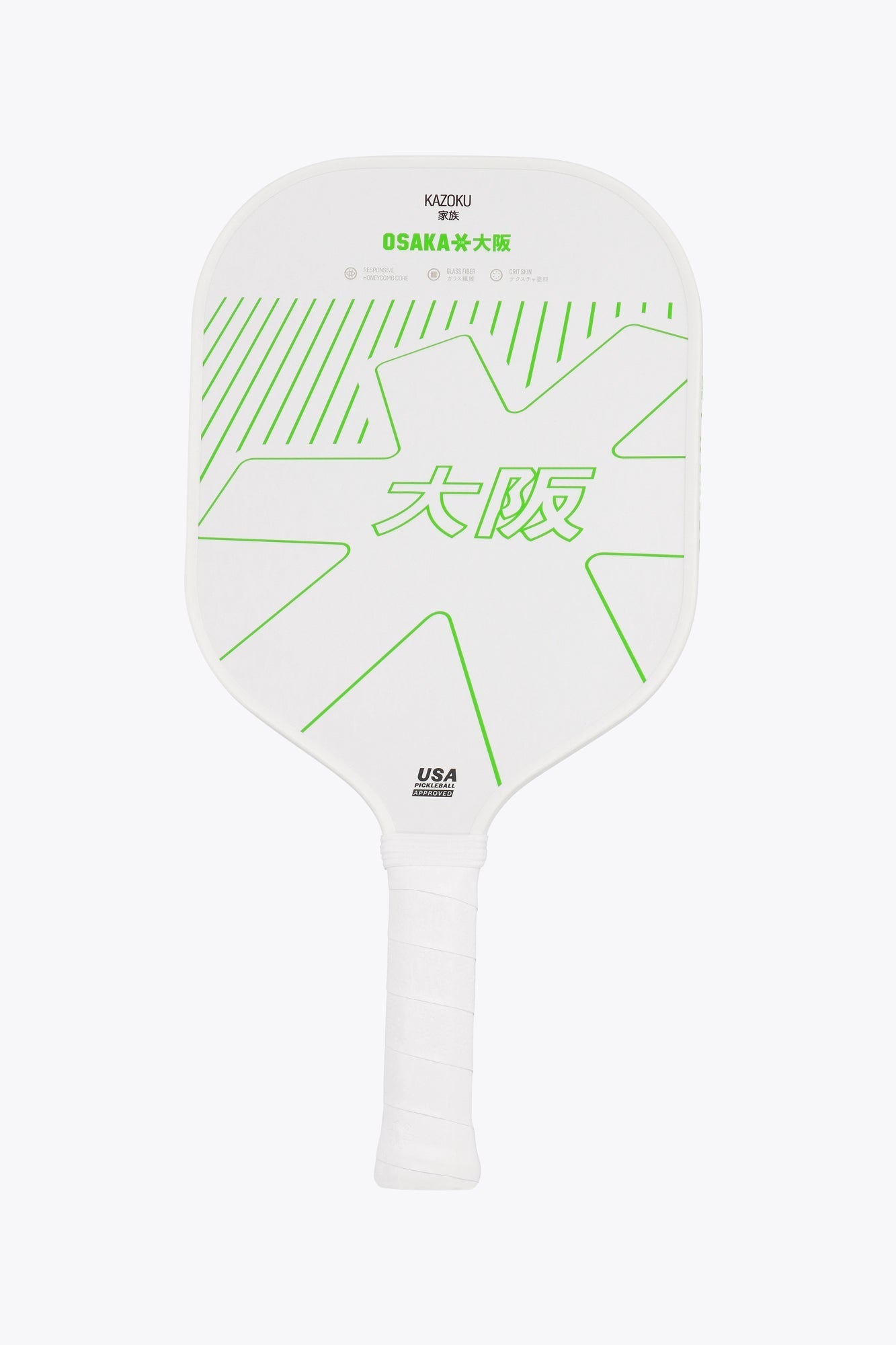Osaka Pickleball Paddle Kazoku - Iconic White