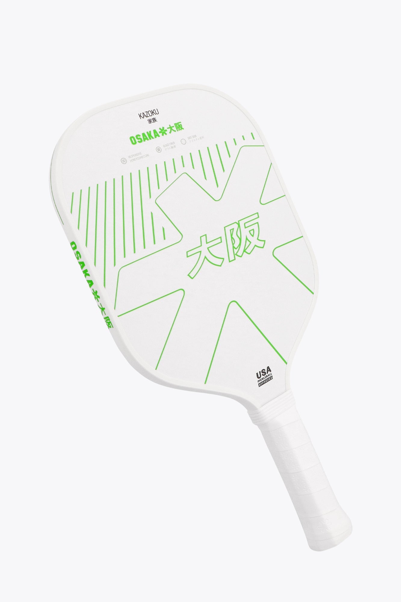 Osaka Pickleball Paddle Kazoku - Iconic White