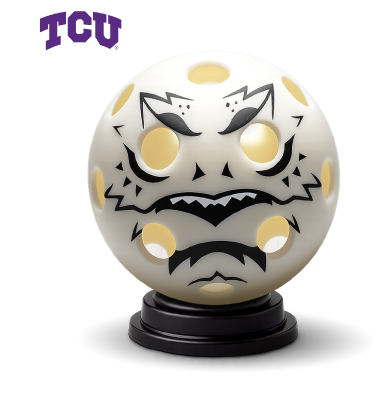 TCU Horned Frogs Pickleball Balls - SuperFrog mascot ball - Racquet Point