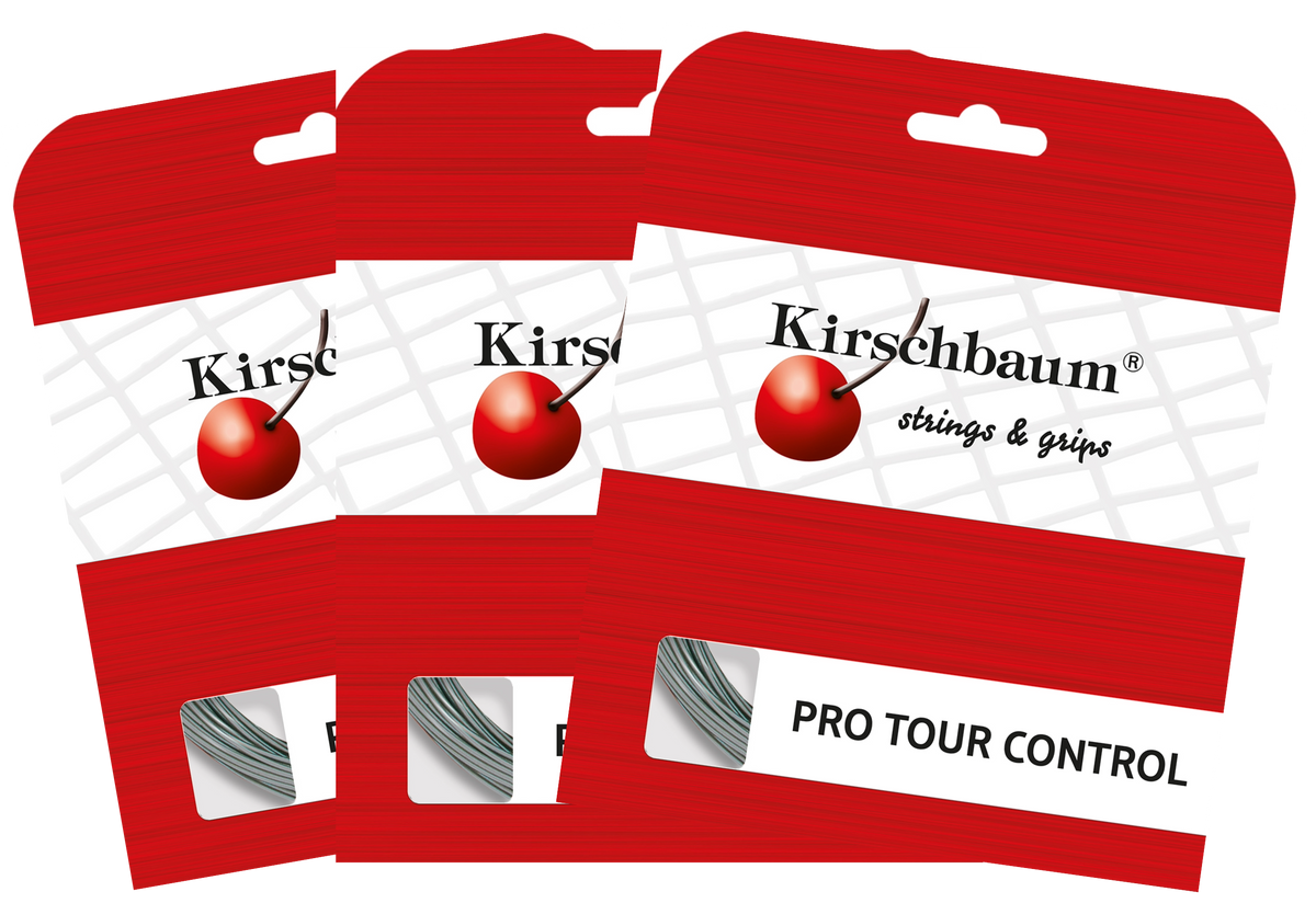 Kirschbaum Pro Tour Control Tennis String Set - 3 Pack