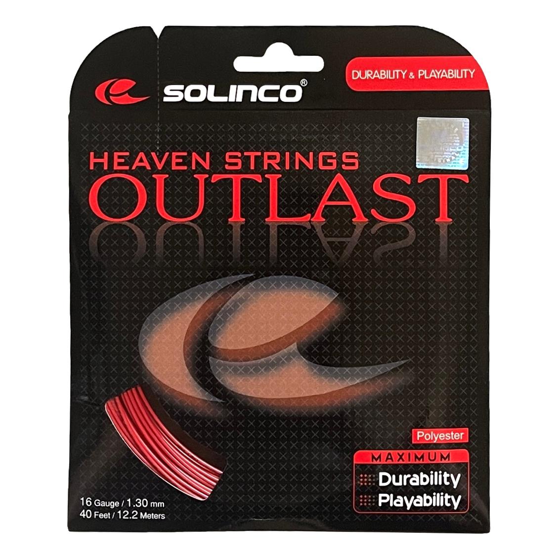 Solinco Outlast 16 Tennis String - Unmatched Performance and Durability