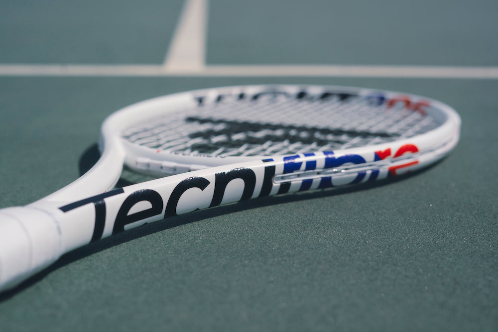 Tecnifibre Tennis Racket on the court - Racquet Point
