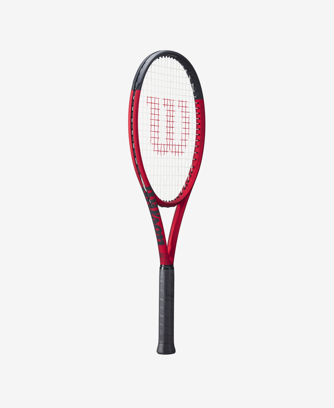 Wilson Clash 100L V2 Tennis Racket with Red and Black Anodized Finish