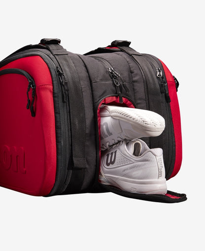 Spacious Wilson Clash V2 Super Tour Tennis Bag with Room for shoes