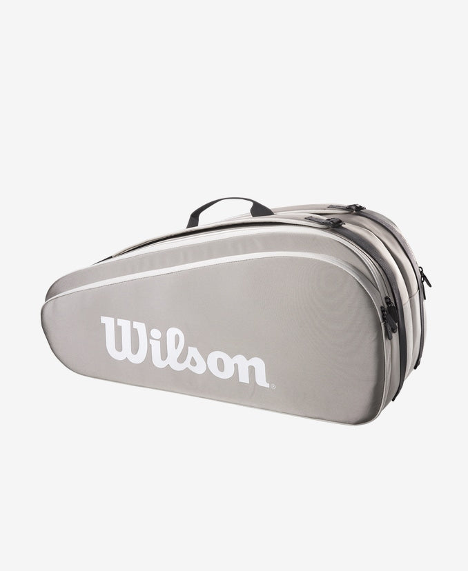 Stone-Colored Wilson Tour Tennis Bag with Dual Carrying Options