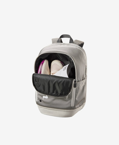 Wilson Tour Backpack - Stone, Showcasing shoes compartment