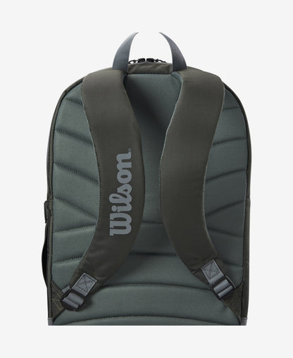 Wilson Tour Dark Green Tennis Backpack padded straps