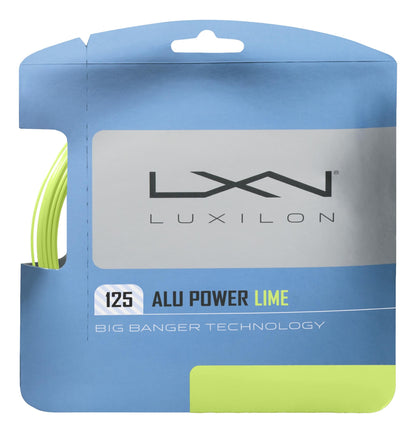 Luxilon Alu Power 125 Tennis String in Lime color at Racquet Point