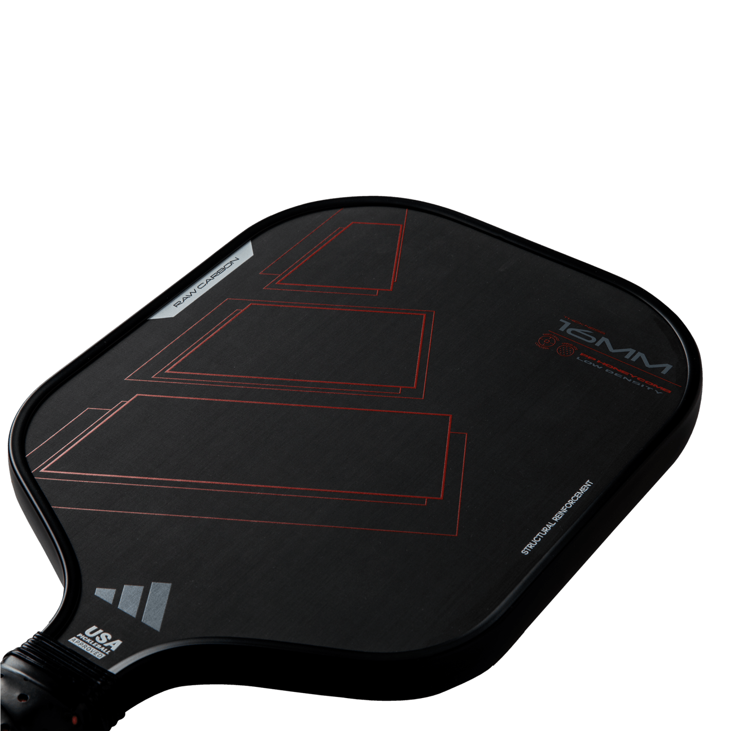 adidas RX Carbon CTRL Pickleball Paddle - Black/orange - Racquet Point