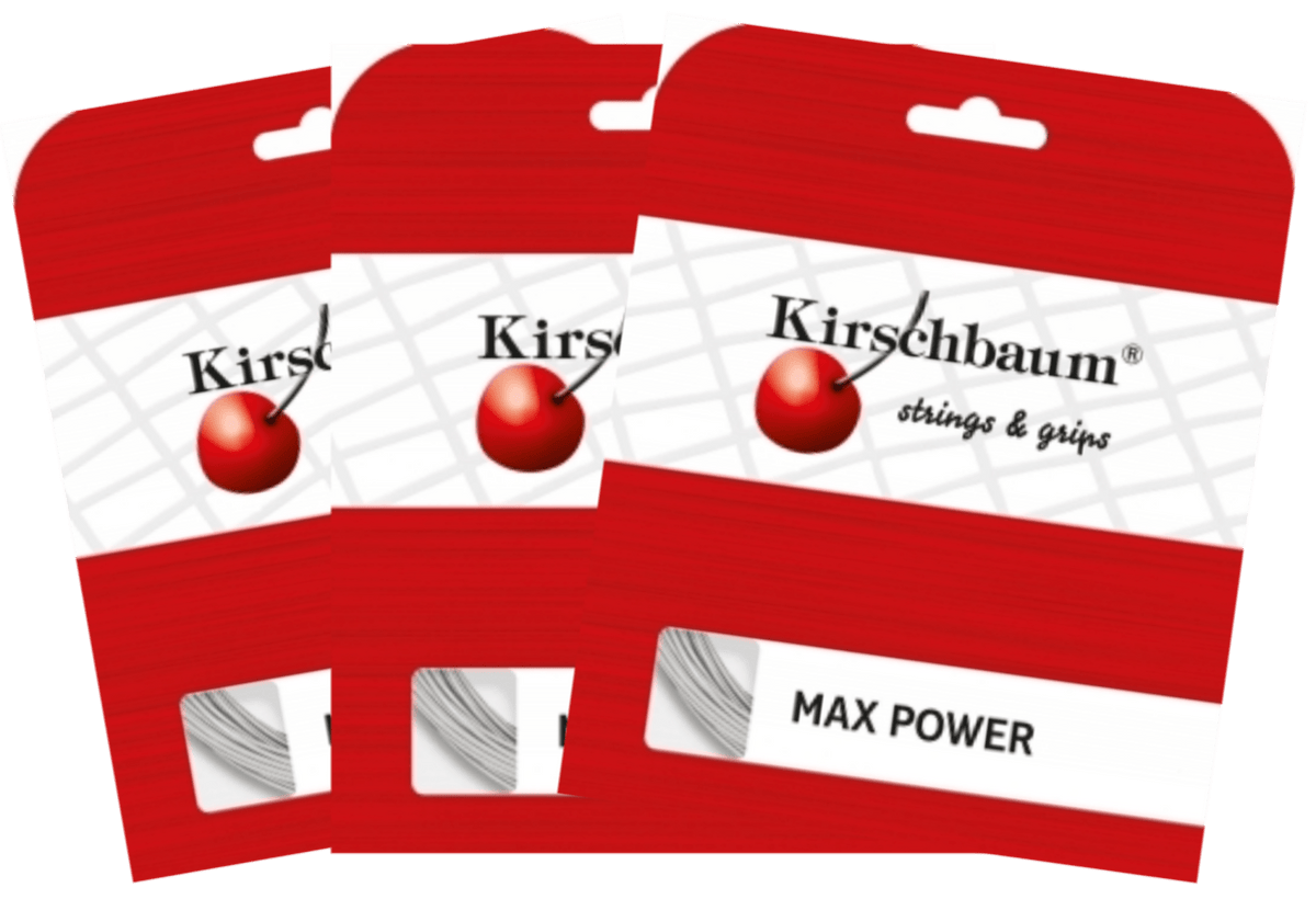 Kirschbaum Max Power Tennis String Set - 3 Pack