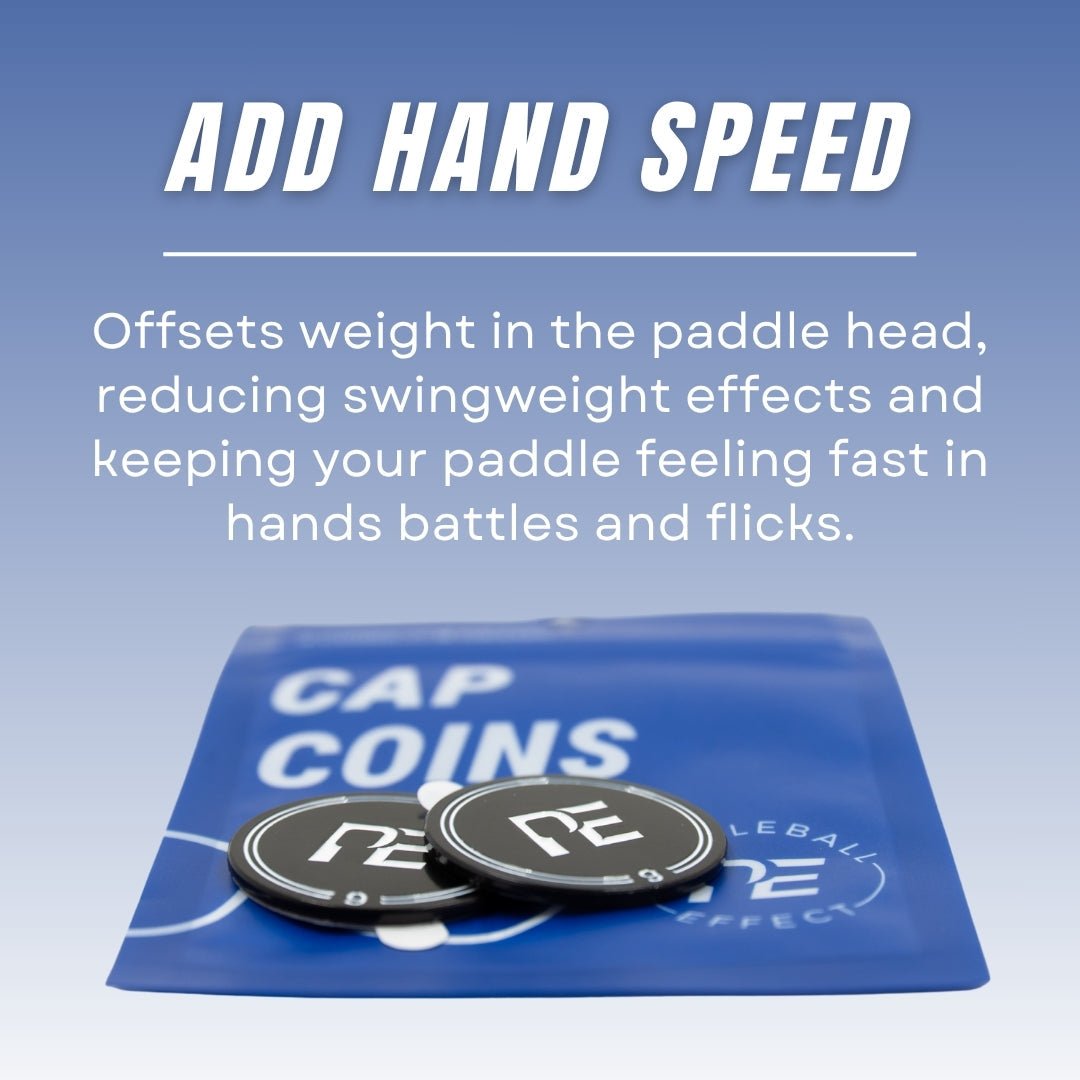 Cap Coin 3 Pack Bundle for Pickleball Paddle - 6g, 9g, 12g Weights - Racquet Point