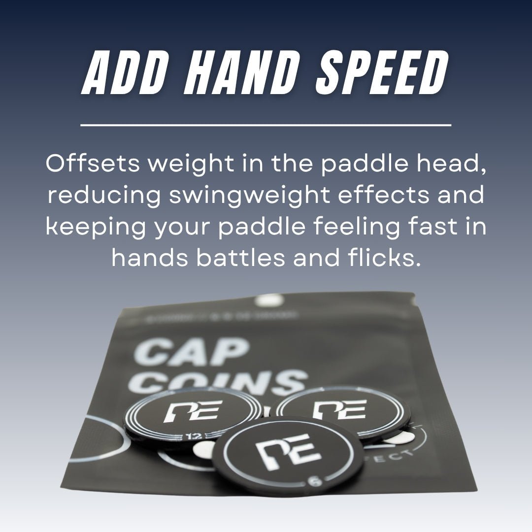 Cap Coin Sampler for Pickleball - 6g, 9g, 12g Test Weights - Racquet Point