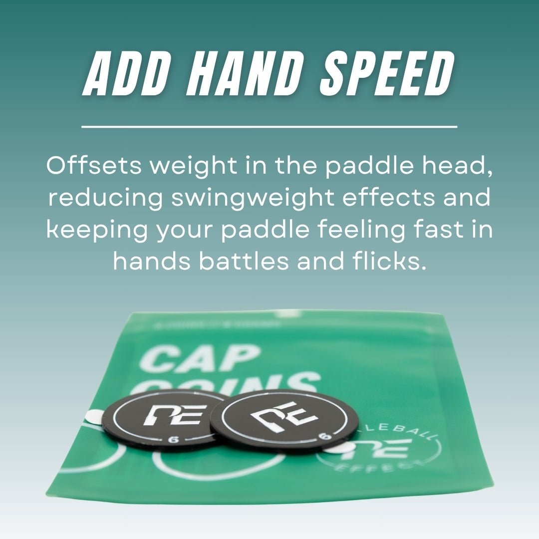 Cap Coins for Pickleball Paddle - 6g, 9g, 12g Balance Weights - Racquet Point