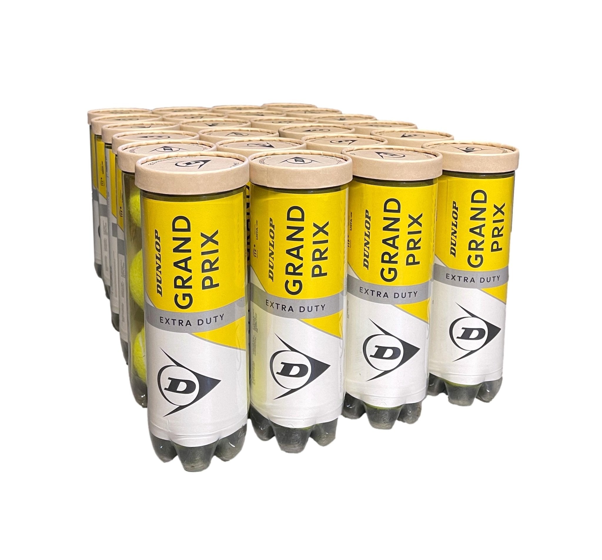 Dunlop Grand Prix Extra Duty Tennis Balls - 72 Ball Case - Racquet Point