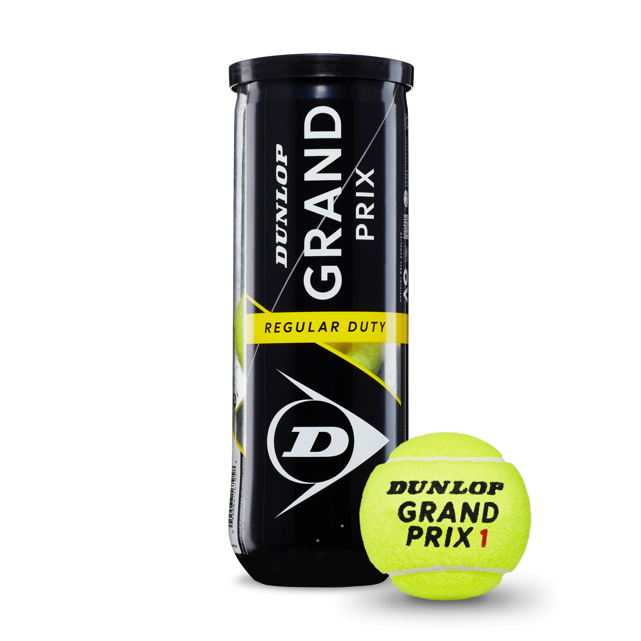 Dunlop Grand Prix Regular Duty Tennis Balls - USTA, ITF Approved - Racquet Point