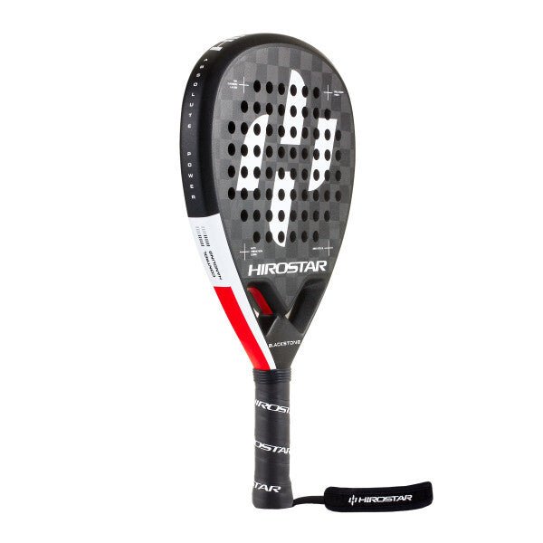 Hirostar Blackstone Padel Racquet - Black - Racquet Point