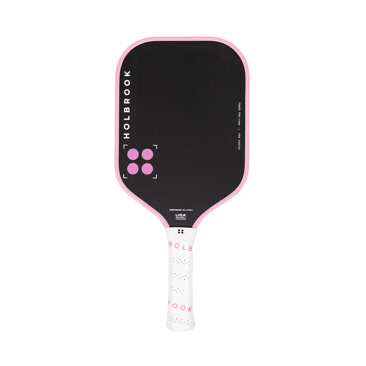 Holbrook Power Pro 14 mm Pink Pickleball Paddle - Racquet Point