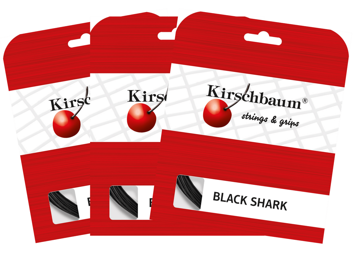 Kirschbaum Black Shark Tennis String Set - 3 Pack - Racquet Point