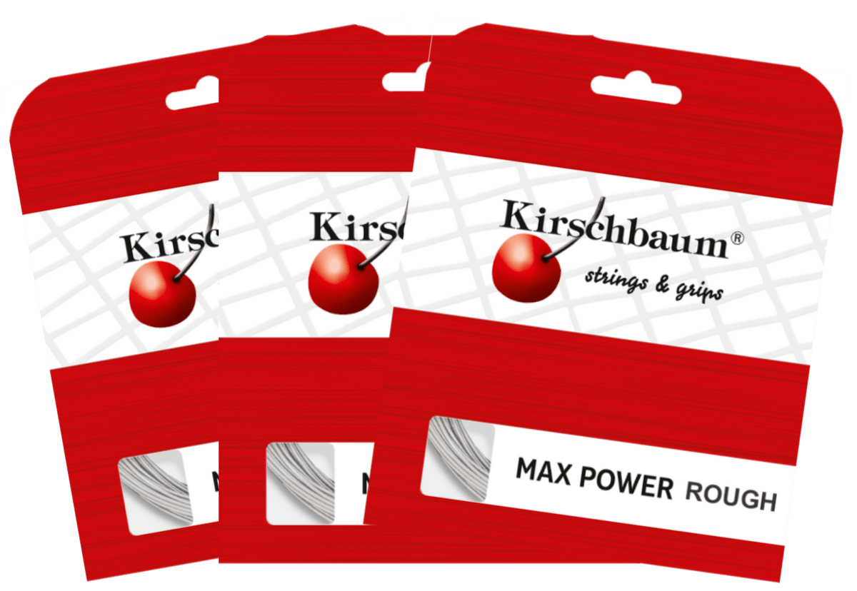 Kirschbaum Max Power Rough Tennis String Set - 3 Pack - Racquet Point