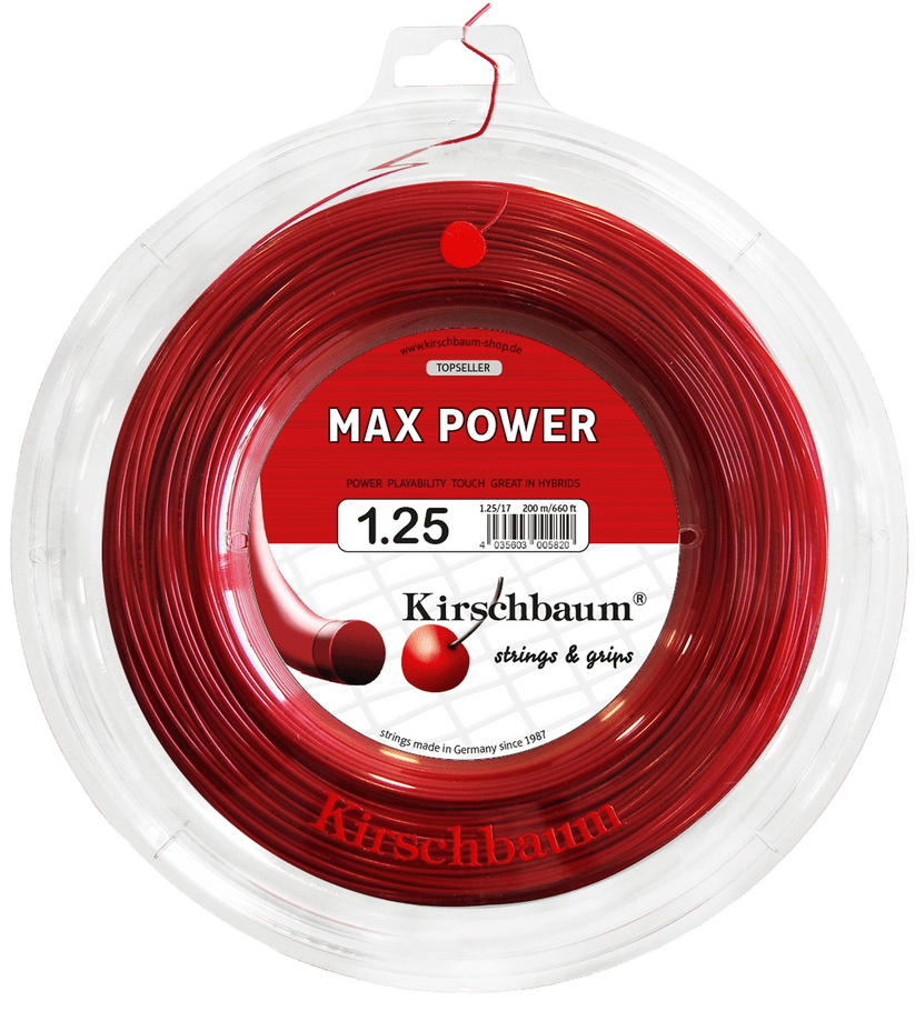 Kirschbaum Max Power Tennis String Reel - 660 ft. - Racquet Point