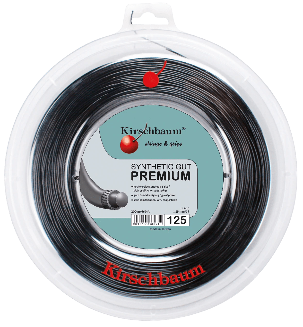 Kirschbaum Synthetic Gut Premium Tennis String Reel - Racquet Point