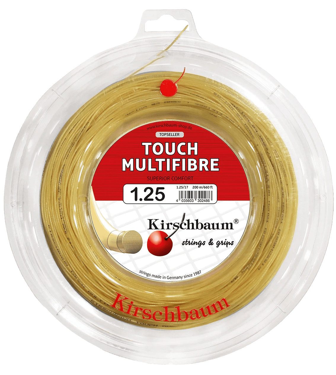 Kirschbaum Touch Multifibre Tennis String Reel - Racquet Point