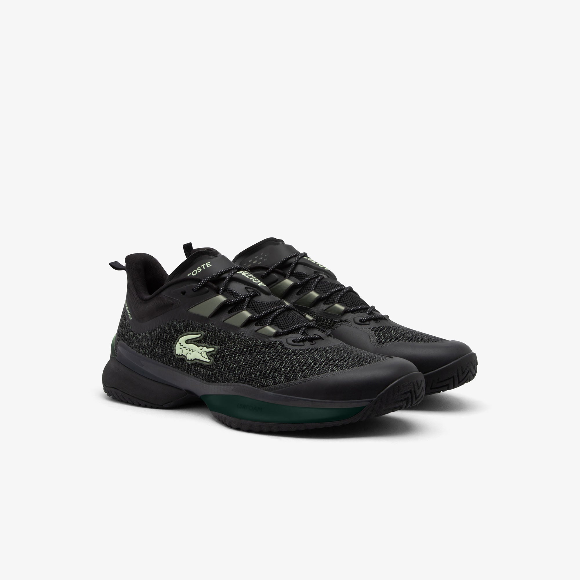 Lacoste AG - LT23 Ultra Men's Tennis Shoes - Black/green - Racquet Point