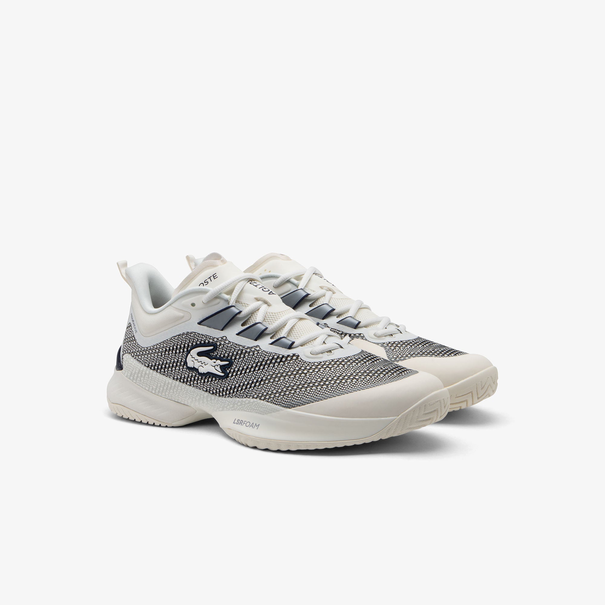 Lacoste AG - LT23 Ultra Men's Tennis Shoes - Off White/Navy - Racquet Point