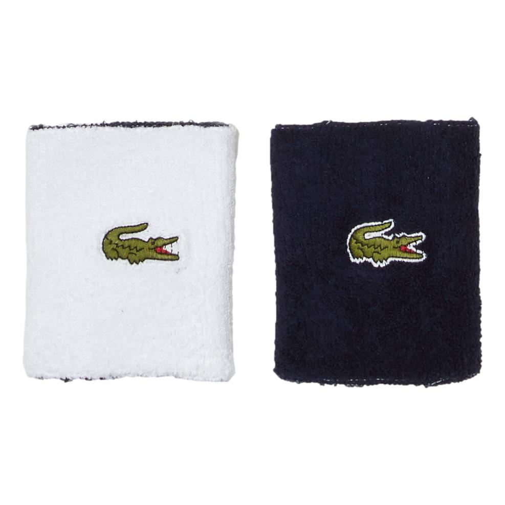 Lacoste Reversible Tennis Wristbands - Racquet Point