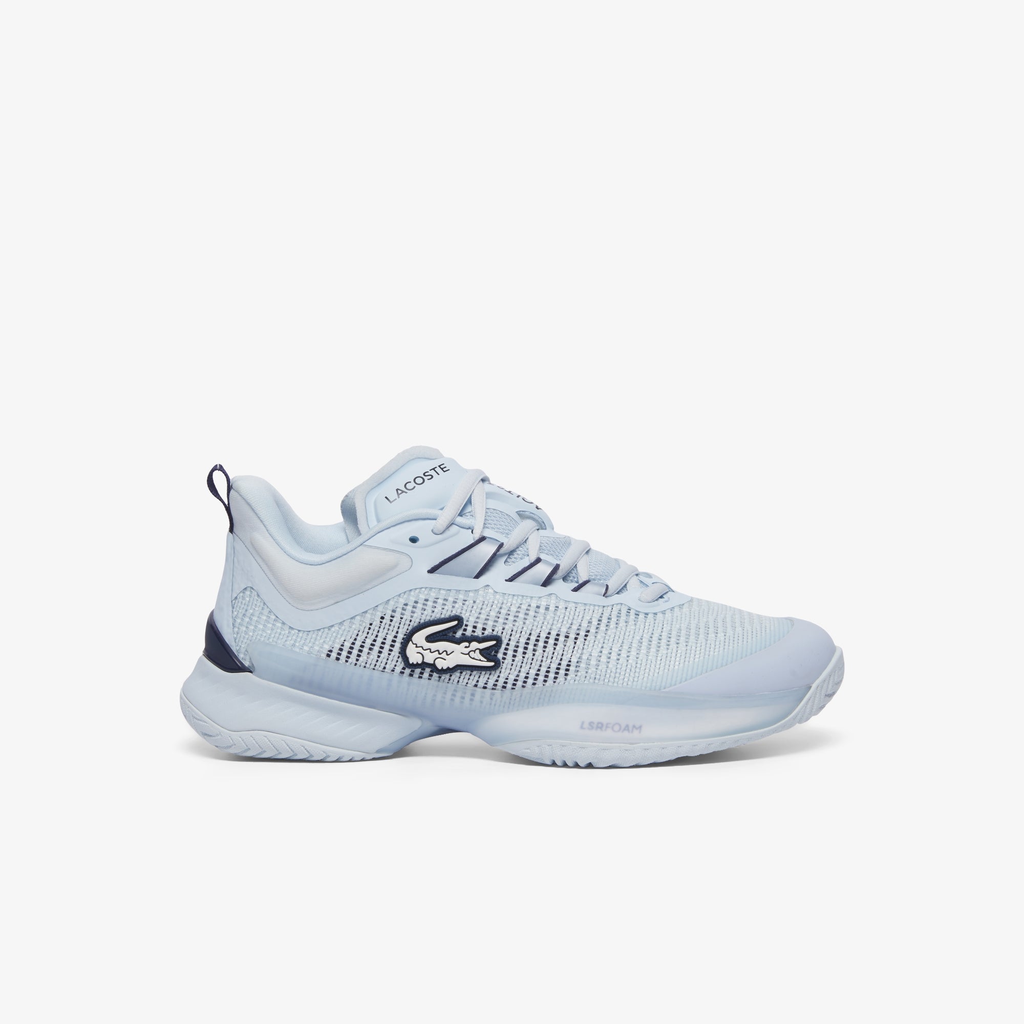 Lacoste Women's AG - LT23 Ultra Tennis Shoes - Light blue/Navy - Racquet Point