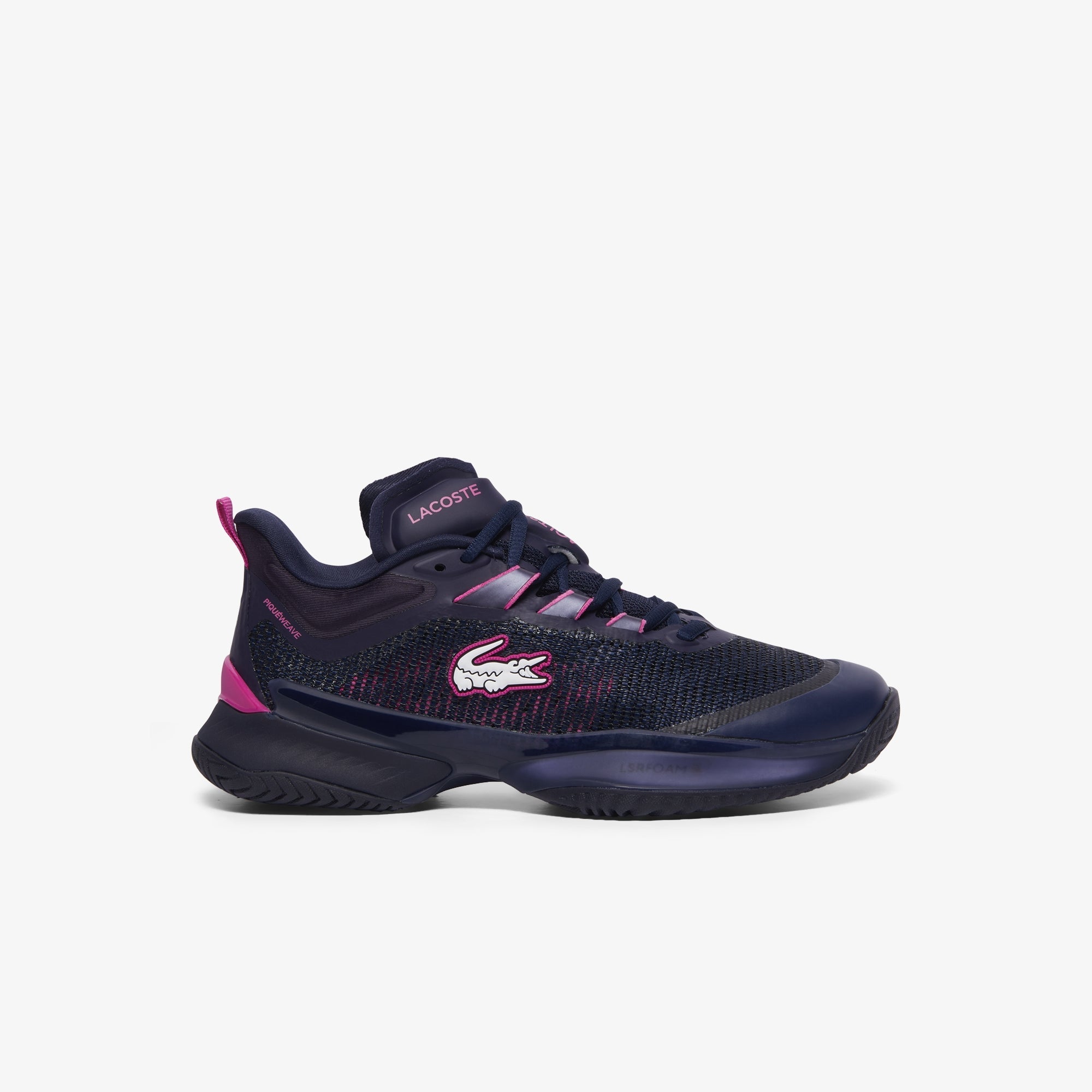 Lacoste Women's AG - LT23 Ultra Tennis Shoes - Navy/Pink - Racquet Point