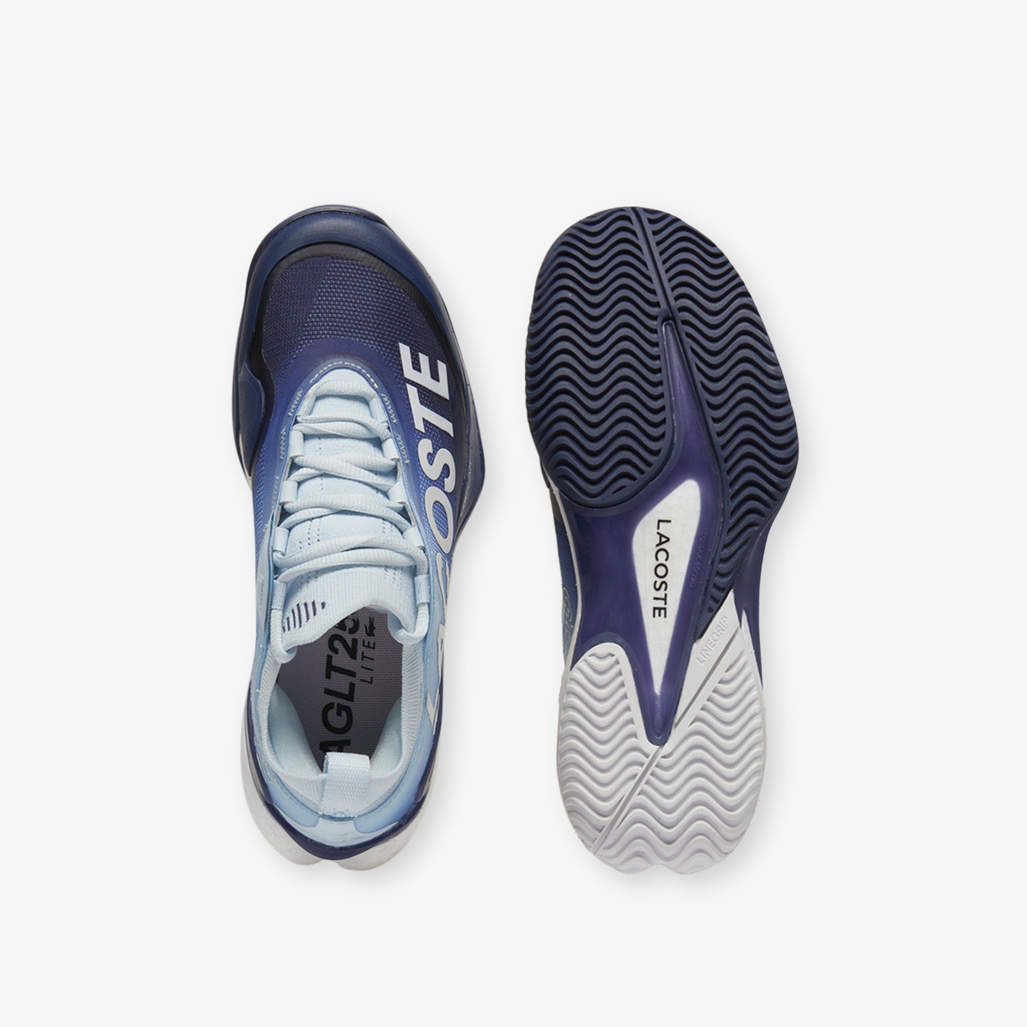 Lacoste Women's AG - LT25 Light Tennis Shoes - Blue - Racquet Point