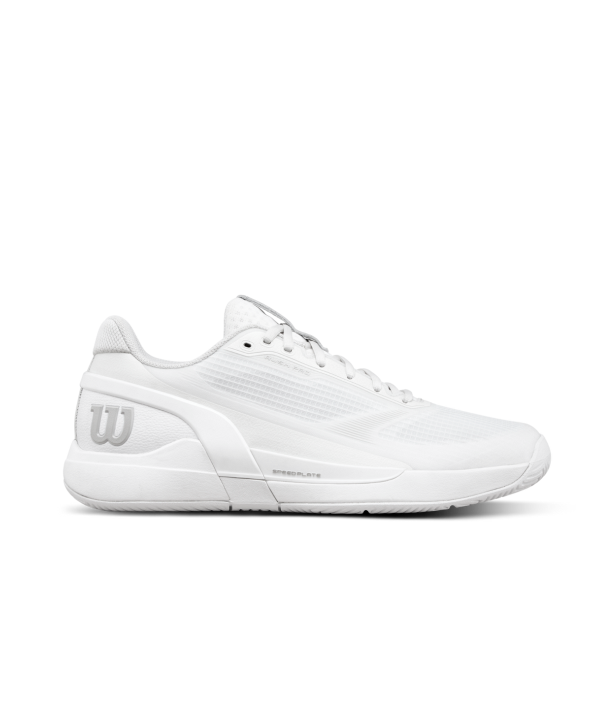 Wilson Rush Pro 5 Men's Tennis Shoes - White/White - Racquet Point