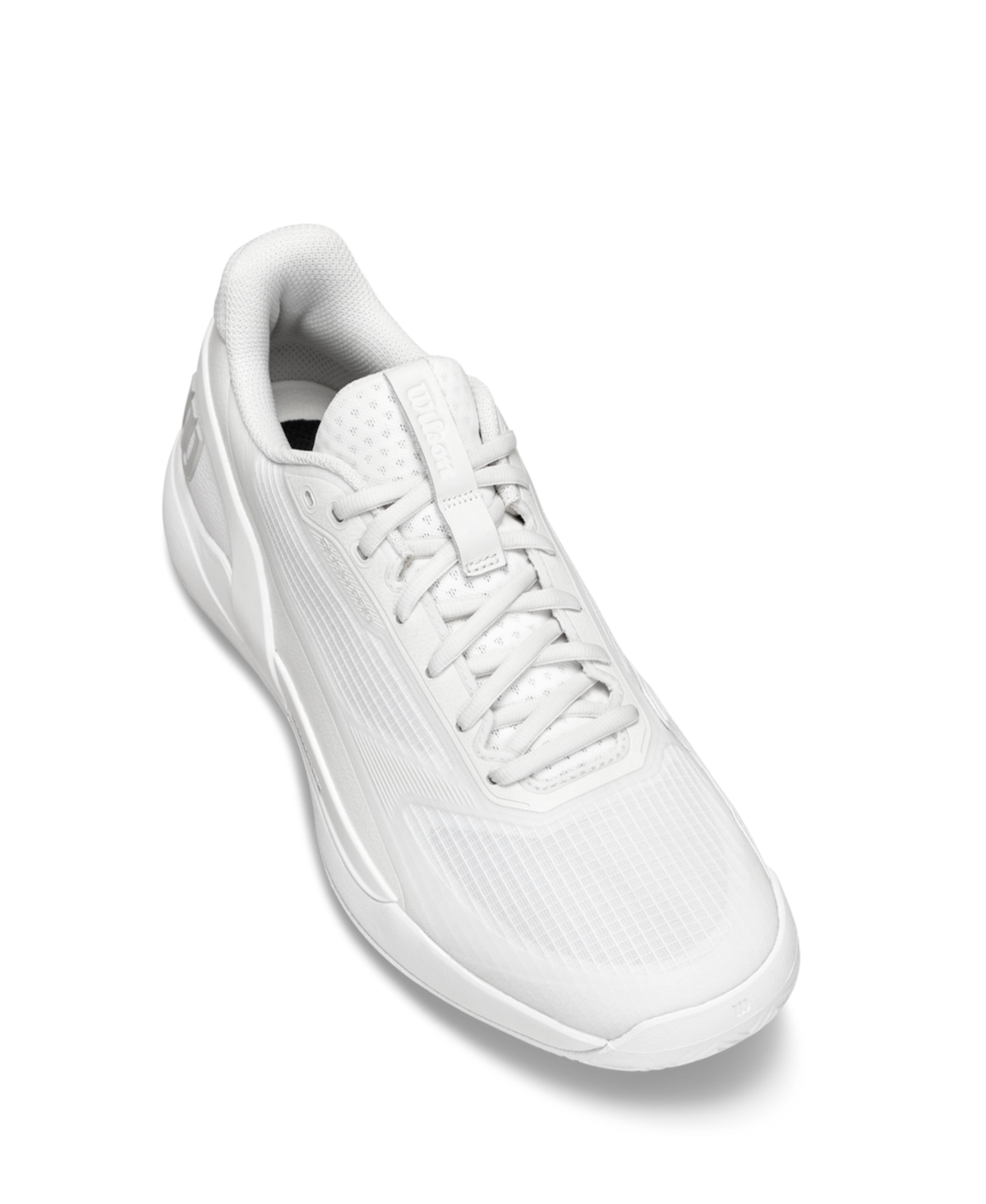 Wilson Rush Pro 5 Men's Tennis Shoes - White/White - Racquet Point