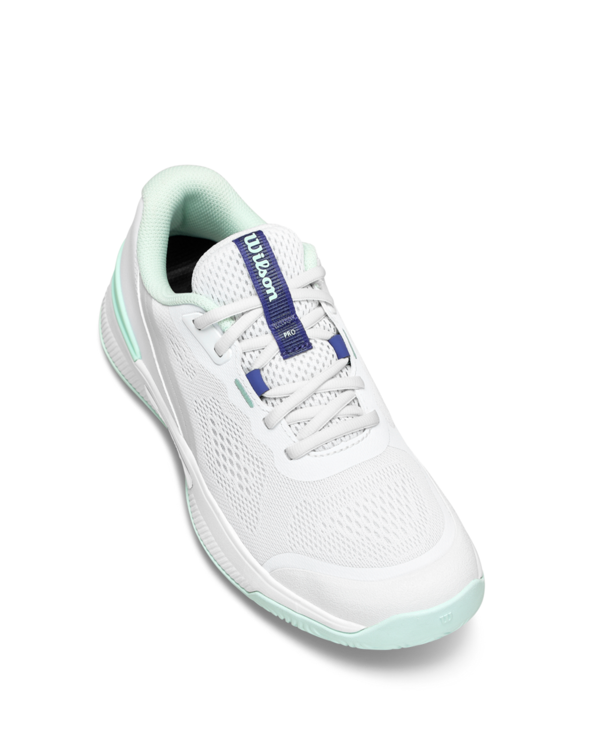Wilson Intrigue Pro Women's Tennis Shoes - White/Bay - Racquet Point