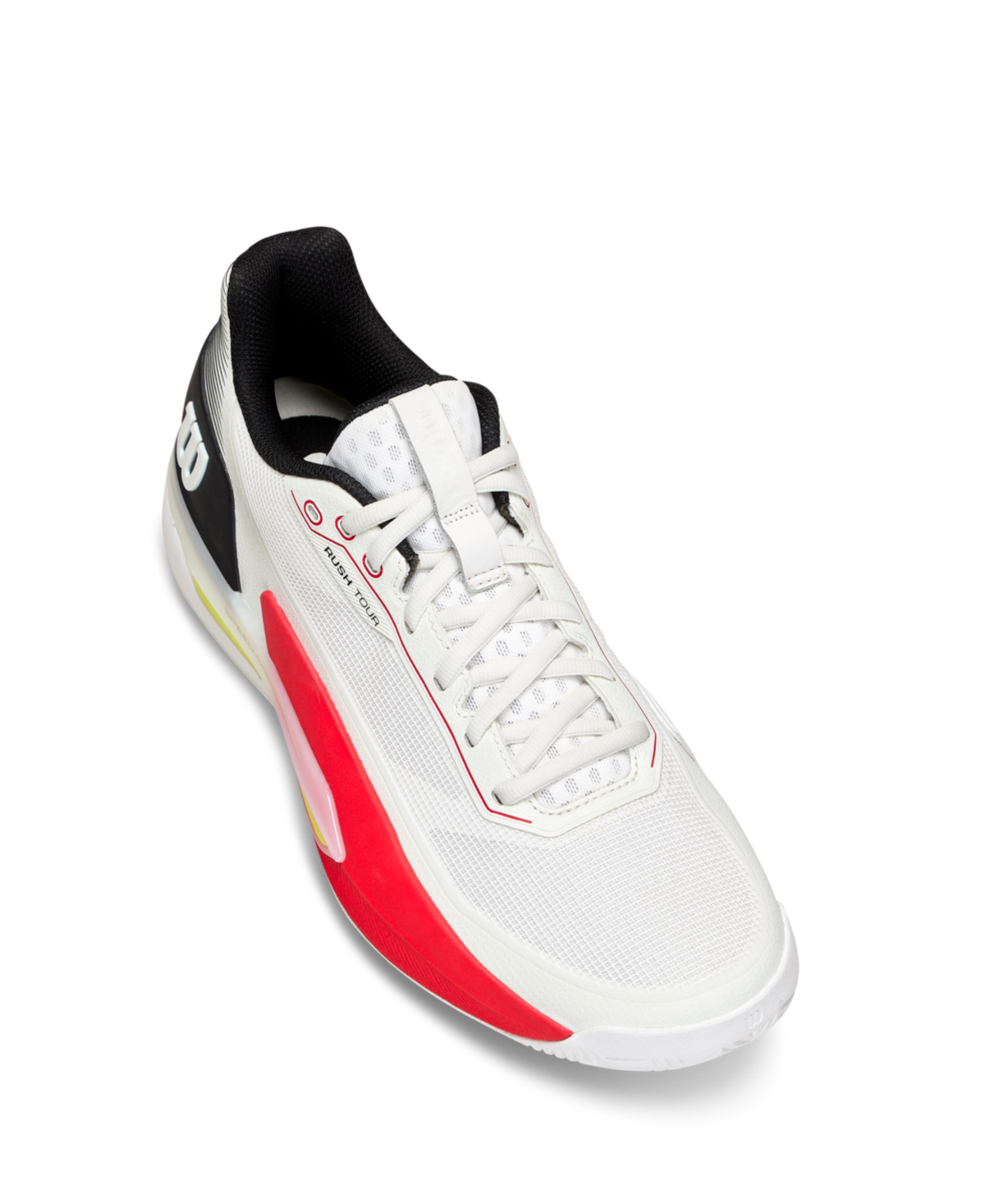 Wilson Rush Tour 5 Men's Tennis Shoes - White/Black - Racquet Point