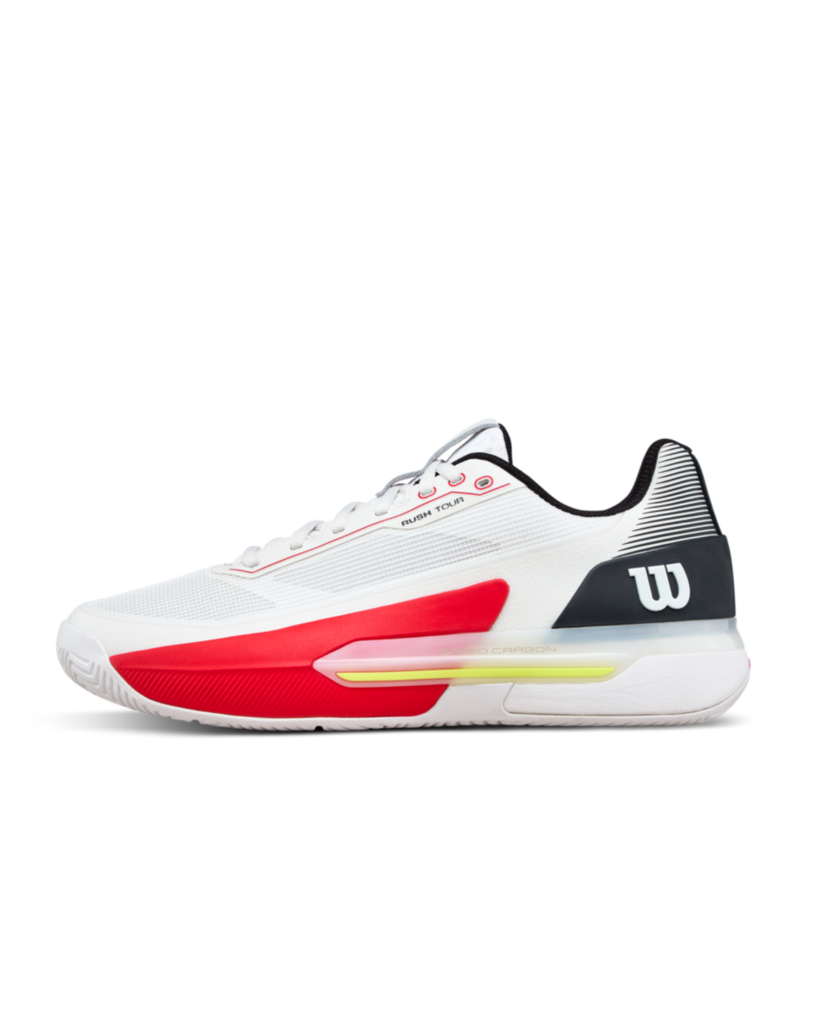 Wilson Rush Tour 5 Men's Tennis Shoes - White/Black - Racquet Point