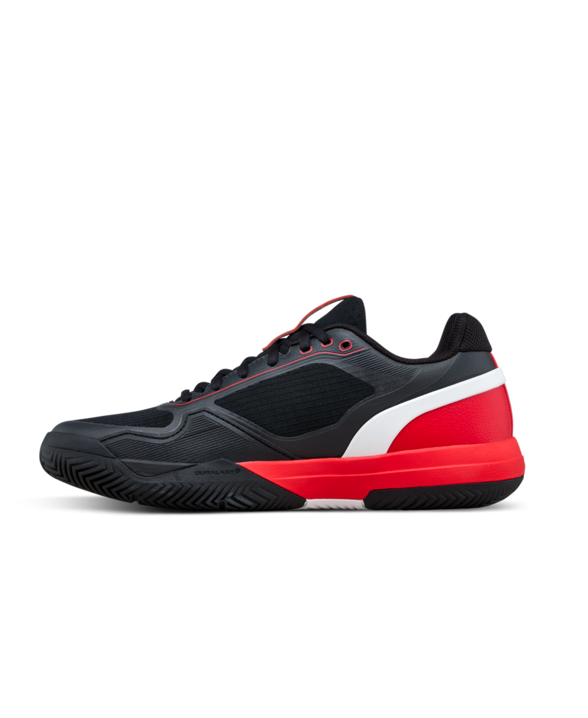 Wilson Rush Pro 5 Men's Tennis Shoes - Black/Infrared - Racquet Point