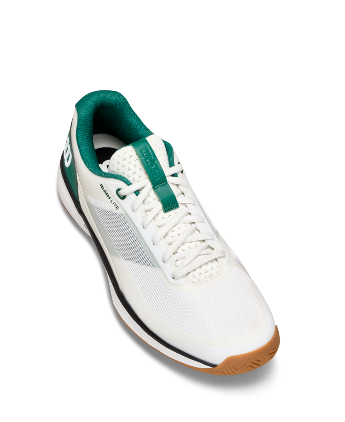 Wilson Rush Lite 5 Men's Tennis Shoes - White/Evergreen - Racquet Point