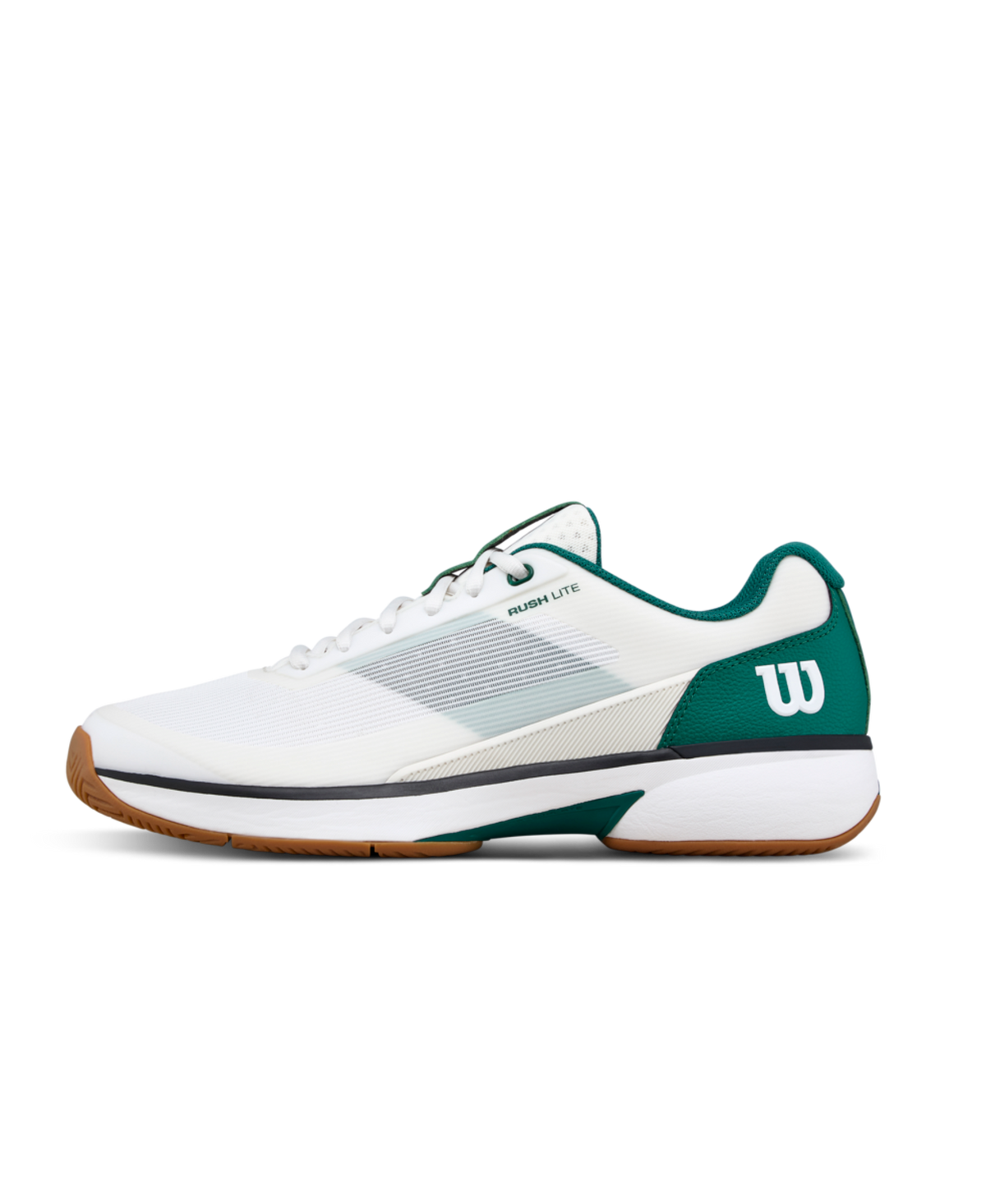 Wilson Rush Lite 5 Men's Tennis Shoes - White/Evergreen - Racquet Point
