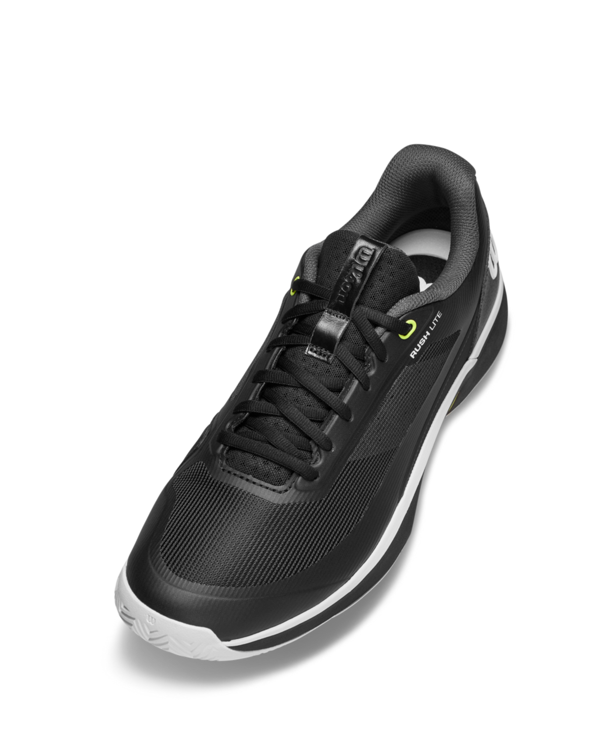 Wilson Rush Lite 5 Men's Tennis Shoes - Black/White - Racquet Point