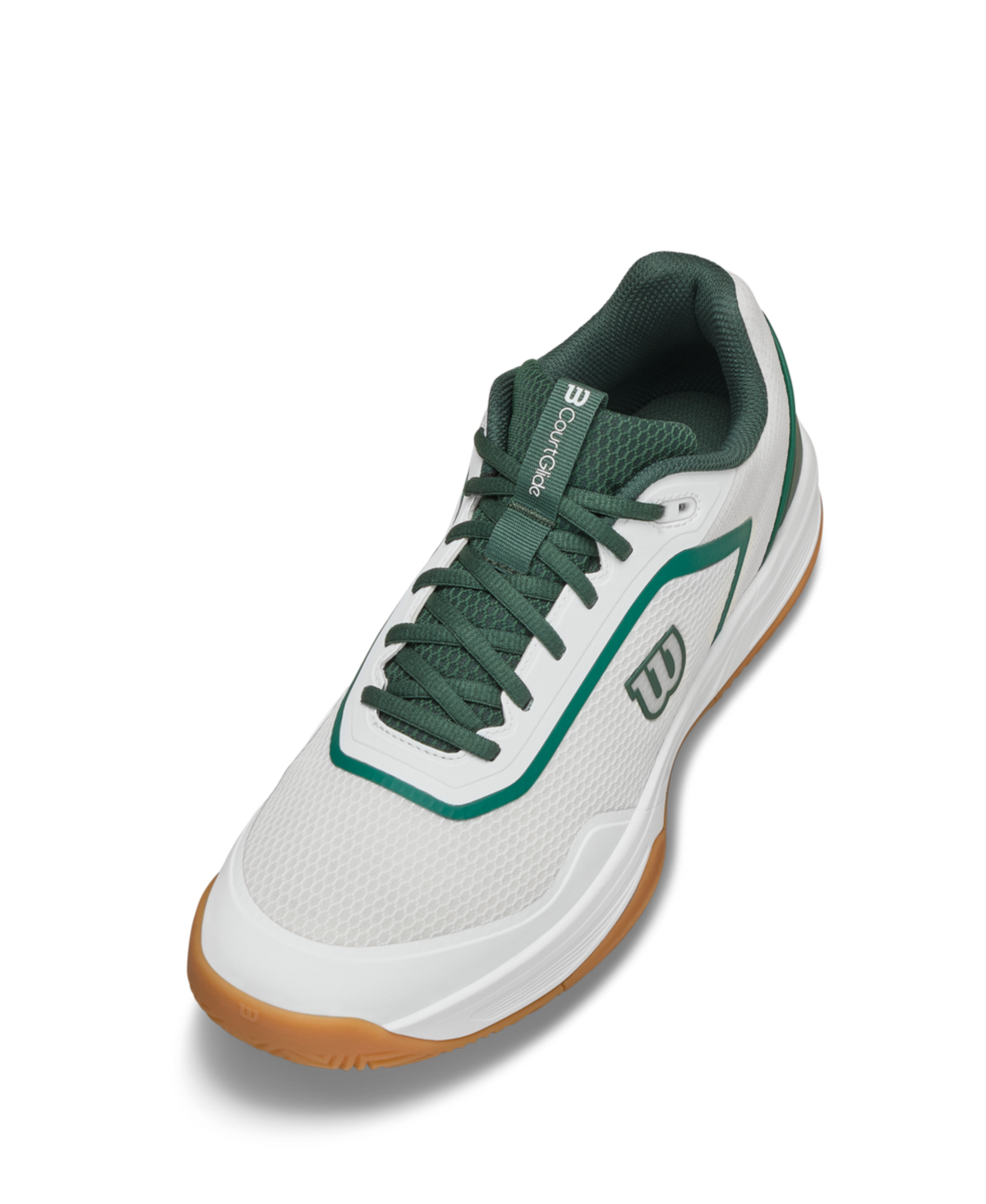 Wilson CourtGlide Men's Tennis Shoes - White/Sycamore - Racquet Point