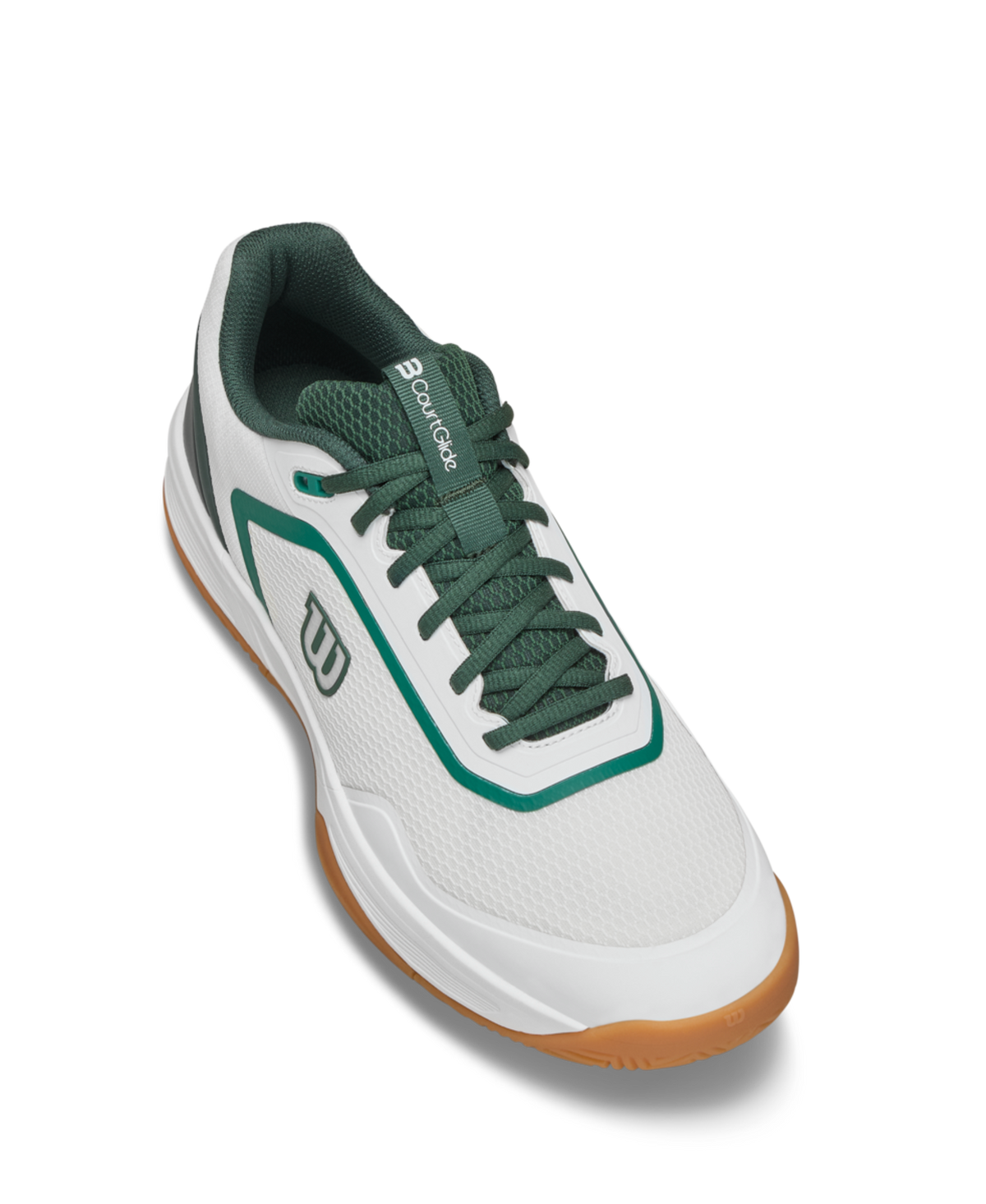 Wilson CourtGlide Men's Tennis Shoes - White/Sycamore - Racquet Point