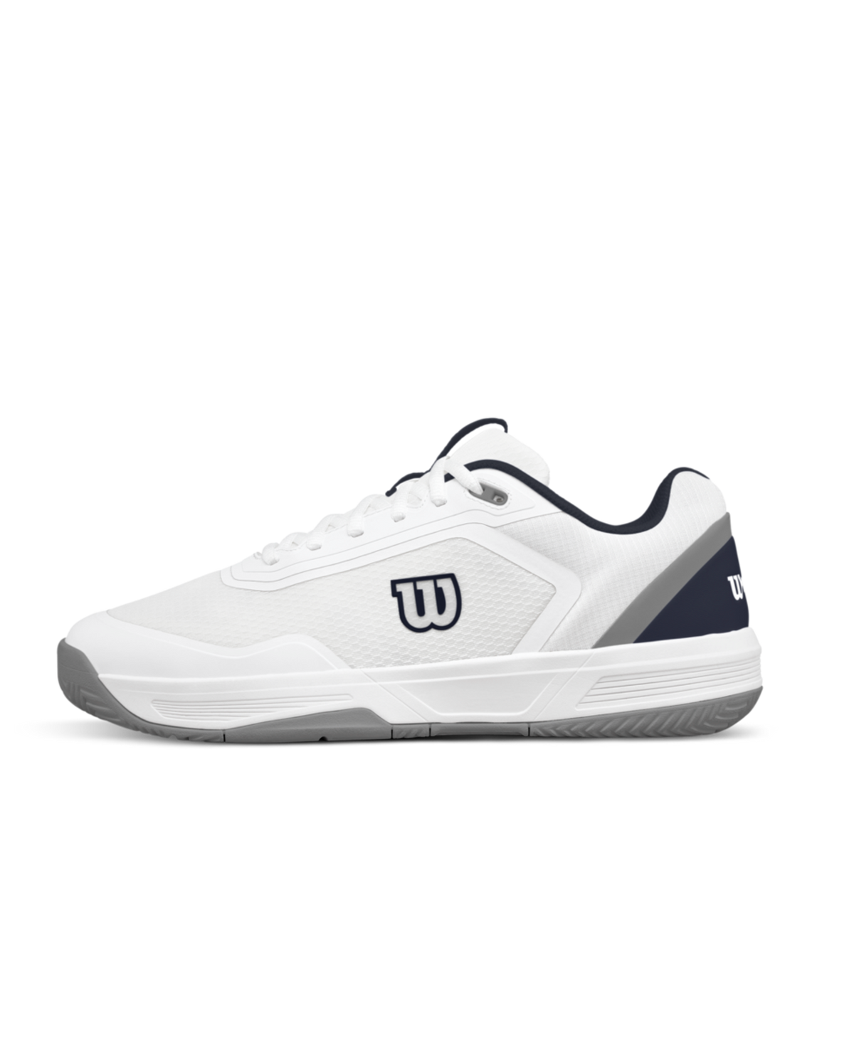 Wilson CourtGlide Men's Tennis Shoes - White/Navy Blazer - Racquet Point